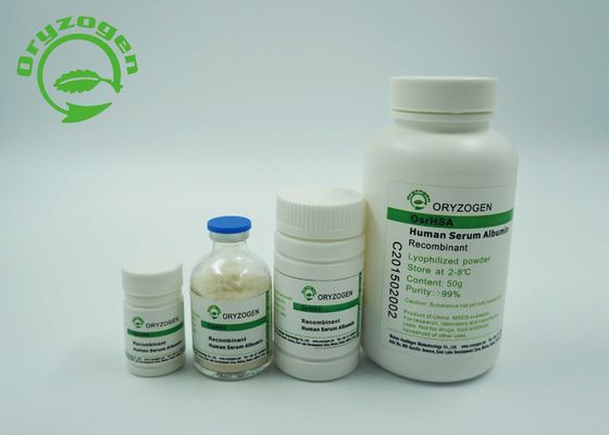 A albumina de soro de recombinação do sangue humano da cultura de célula estaminal NÃO TEM quase nenhuma endotoxina