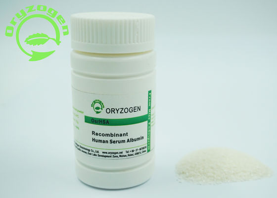 Liofilizado pulverize o PH bege claro da cor 6.4-7.4 da albumina humana de recombinação