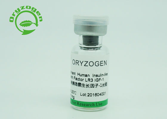Bioatividade longa das unidades R3 1 X10^6/magnésio do estábulo IGF 1 de recombinação da pureza maior de 90%