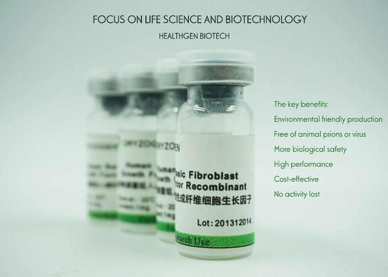O fator de crescimento branco do bFGF liofilizou o ingrediente mamífero 17KD do meio de cultura celular do pó