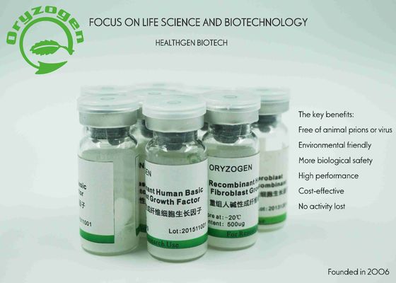 O fator de crescimento branco do bFGF liofilizou o ingrediente mamífero 17KD do meio de cultura celular do pó