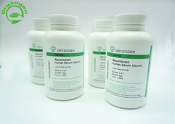 Albumina humana de recombinação Sativa do Oryza para diagnósticos CAS No .70024 90 7